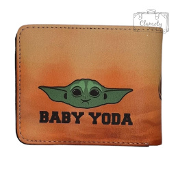 Portfel Dwuczęściowy Star Wars Baby Yoda Pustynia tył