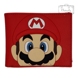Portfel Dwuczęściowy Super Mario Gra Czerwony