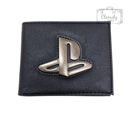 Portfel Rozkładany PlayStation Metalowe Logo