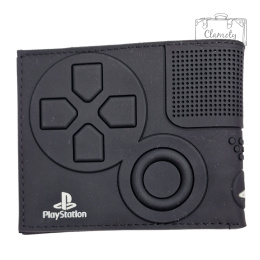Portfel Rozkładany Czarny PlayStation Pad PS4