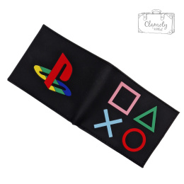 Portfel Rozkładany Czarny PlayStation Classic