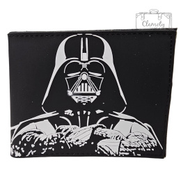 Portfel Rozkładany Czarny Star Wars Darth Vader Suwak