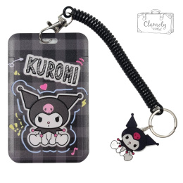 Identyfikator Na Karte Na Dokument Holder Kuromi Hello Kitty