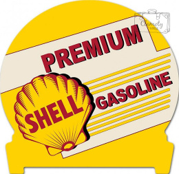 Tablica Tabliczka Shell Premium Gasoline Stacja Shell Blacha Ozdobna