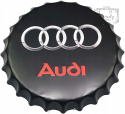 Audi Logo Metalowy Kapsel Dekoracyjny Duży 40cm