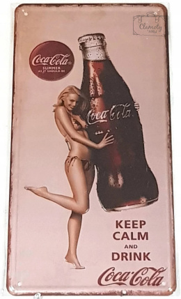 Tablica Blacha Ozdobna Coca Cola Iiiii