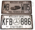Tablica Blacha Ozdobna Mercedes-Benz Stuttgart