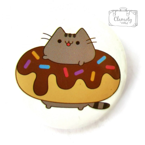 Przypinka Pusheen W Ciastku Buton Pin