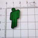 Przypinka Billie Eilish Symbol Zielony Buton Metal Pin 1