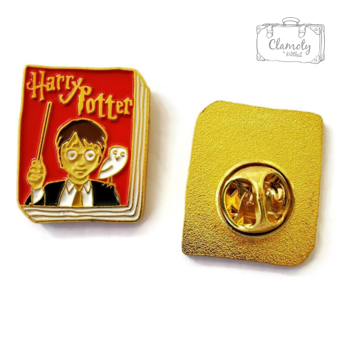 Przypinka Harry Potter Książeczka Czerwona Buton Metal Pin 1
