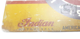 Motor Indian 1901 Tabliczka Tablica Blacha Ozdobna