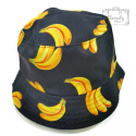 Bucket Hat, Kapelusz Rybaka Czarny W Żółte Banany