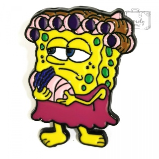 Przypinka Pin SpongeBob Spódnica I Lokówki