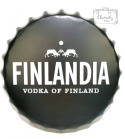 Finlandia Blaszany Kapsel Dekoracja Duży 40Cm