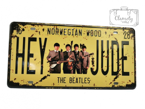 Tablica Ozdobna Plakat Blacha The Beatles