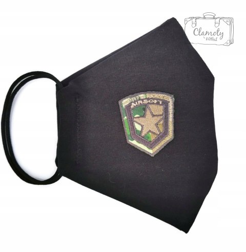 Maseczka Wielorazowa Ochronna Bawełniana Airsof