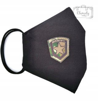 Maseczka Wielorazowa Ochronna Bawełniana Airsof