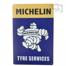 Michelin Tyre Services Tablica Blacha Ozdobna