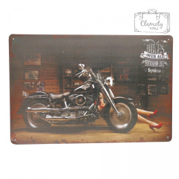 MOTOR BIKES OVER ALL DECORATIVE PLATE