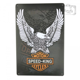 Motorcycles Speed-King Tabliczka Blacha Ozdobna
