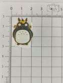 Przypinka Sąsiad Totoro Szary Buton Metal Pin