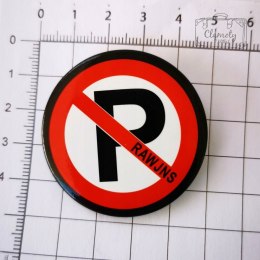 Przypinka Znak Zakaz Parkowania Buton Pin
