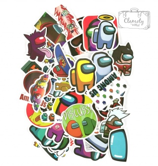 Zestaw Naklejek Wlepki Sticker Bomb Among Us 2 N17