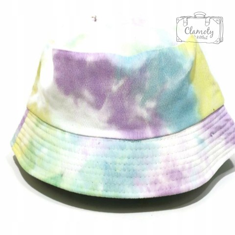 Bucket Hat Kapelusz Rybaka Pastelowy Fioletowy