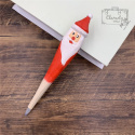 Cienkopis Długopis Drewniany Święty Mikołaj