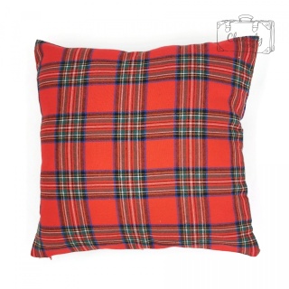 Poszwewka Świąteczna Czerwona Klasyczna Kratka