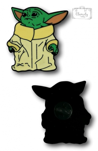 Przypinka Zielony Yoda Metal Pin