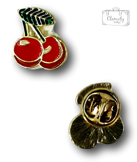 PRZYPINKA WIŚIENKI  METAL PIN 2