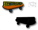 PRZYPINKA  DESKOROLKA SKATEBOARDING METAL PIN 2