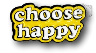Przypinka Metalowa Choose Happy Metal Pin