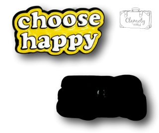 Przypinka Metalowa Choose Happy Metal Pin