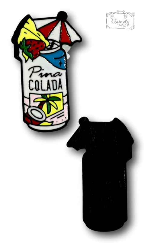 PRZYPINKA DRINK PINACOLADA METAL PIN 2