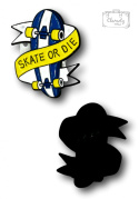 PRZYPINKA DESKOROLKA SKATE OR DIE METAL PIN 2