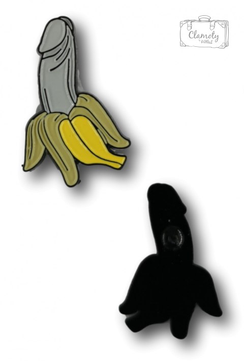 PRZYPINKA BANAN METAL PIN 2