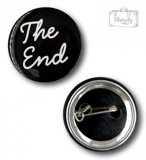 PRZYPINKA OKRĄGŁA THE END METAL PIN