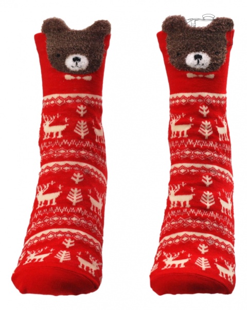 Zestaw Skarpetek Świątecznych Zestaw 4 One Size 3
