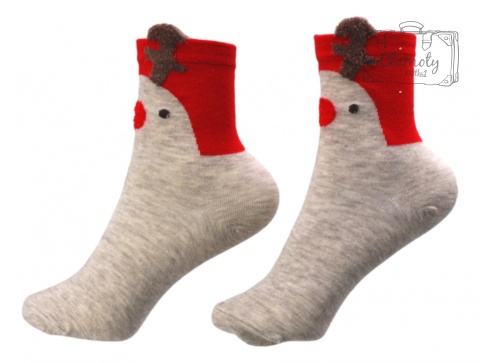 Zestaw Skarpetek Świątecznych Zestaw 4 One Size 5