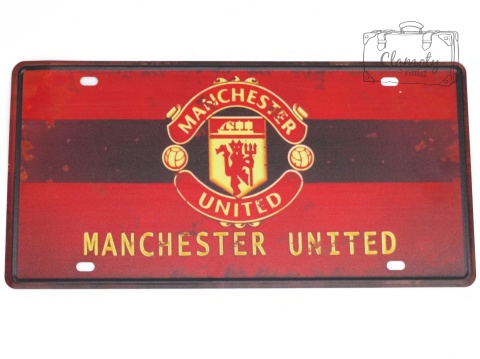 Tabliczka Ozdobna Blacha Manchester Retro Vintage