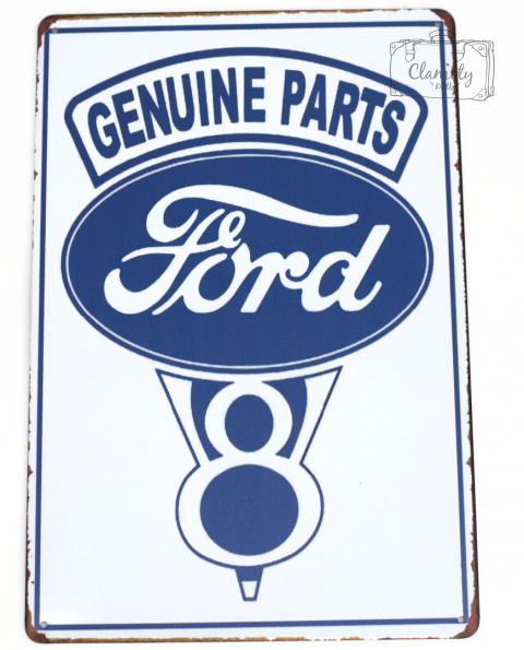 Tabliczka Ozdobna Blacha Ford Auto Retro Vintage 1