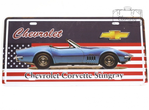 Tabliczka Ozdobna Blacha Chevrolet Retro Vintage