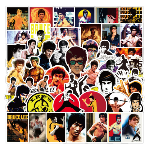 Wlepki Naklejki Sticker Bomb Bruce Lee 1