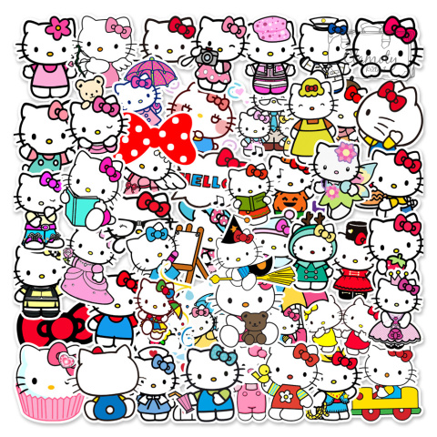 Zestaw Naklejek Naklejki Sticker Bomb Hello Kitty N18