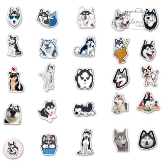 Zestaw Naklejek Sticker Bomb Pies Husky n98