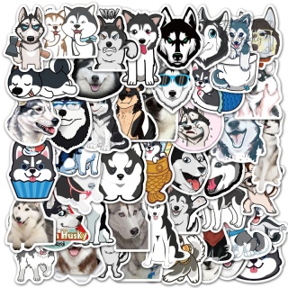 Zestaw Naklejek Sticker Bomb Pies Husky n98