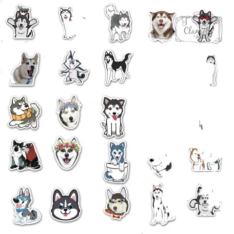 Wlepki Naklejki Sticker Bomb Husky 3
