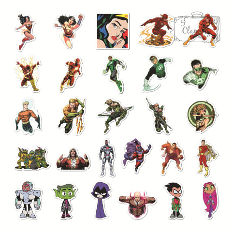Zestaw Naklejek Sticker Bomb Superbohaterowie n114